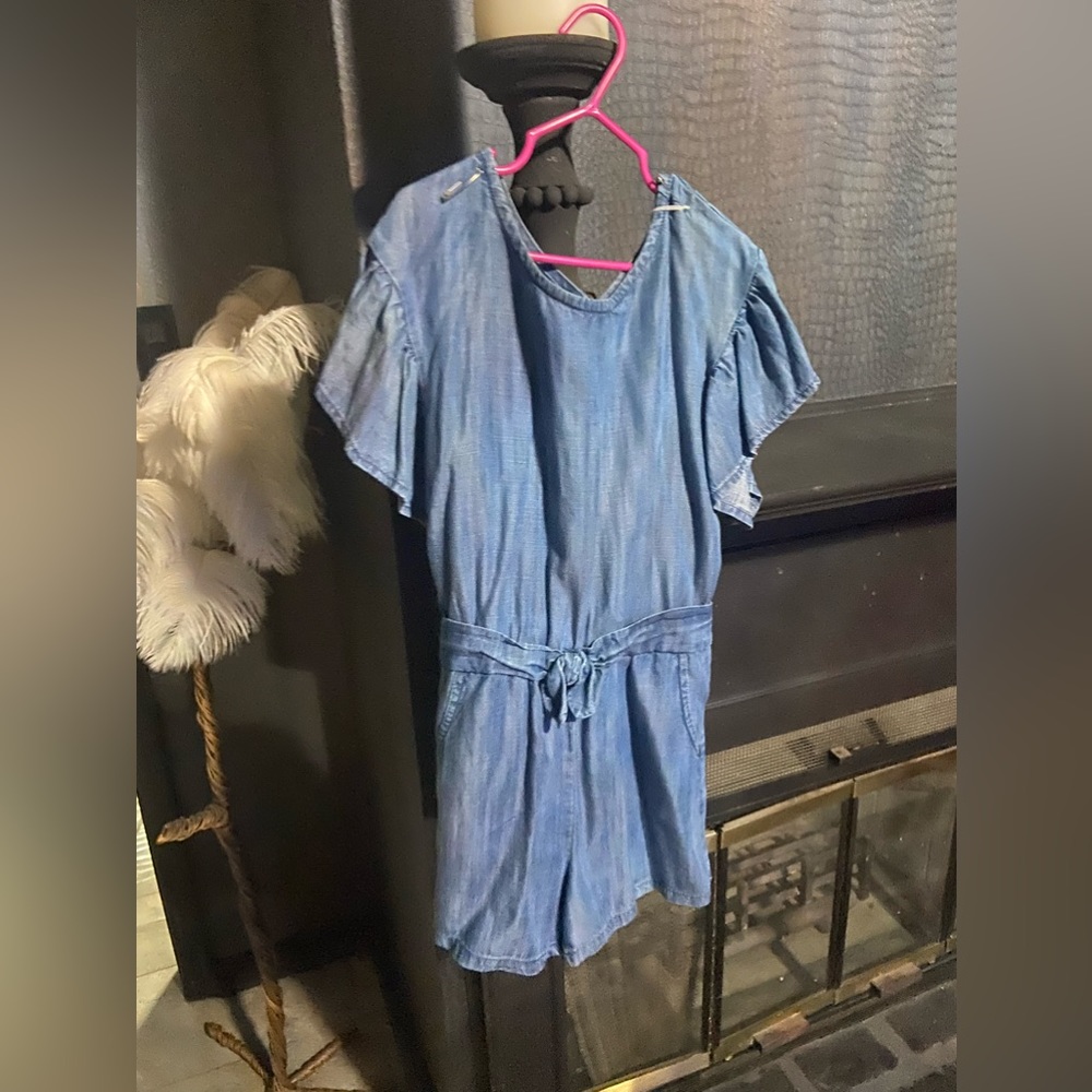 cat and jack denim romper